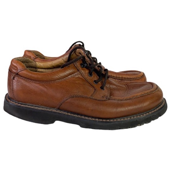 DOCKERS Men’s Leather Oil & Stain Resistant Shoes | 10 Wide - Picture 2 of 10